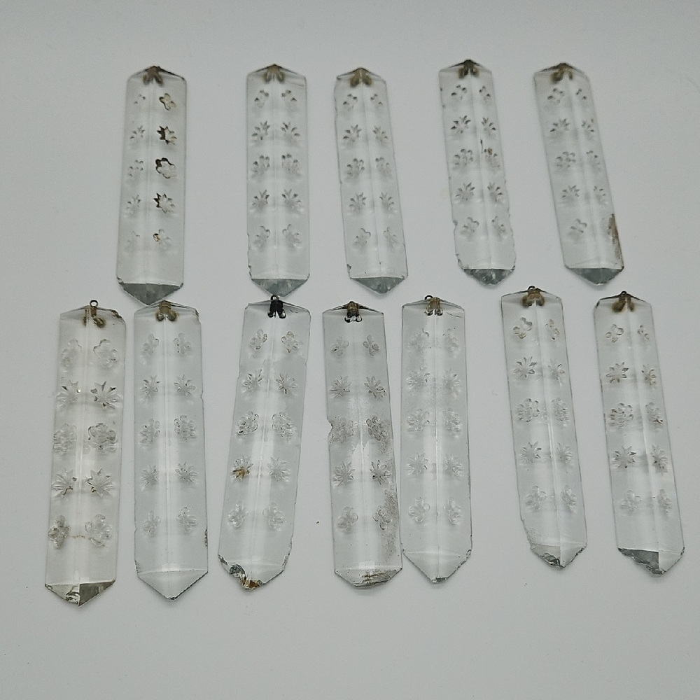 Clear Glass Crystal Prism Set